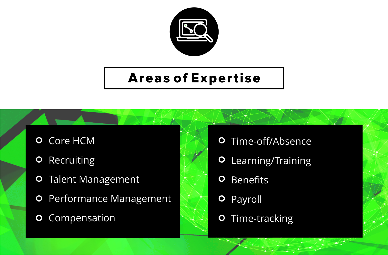 Areas of Expertise